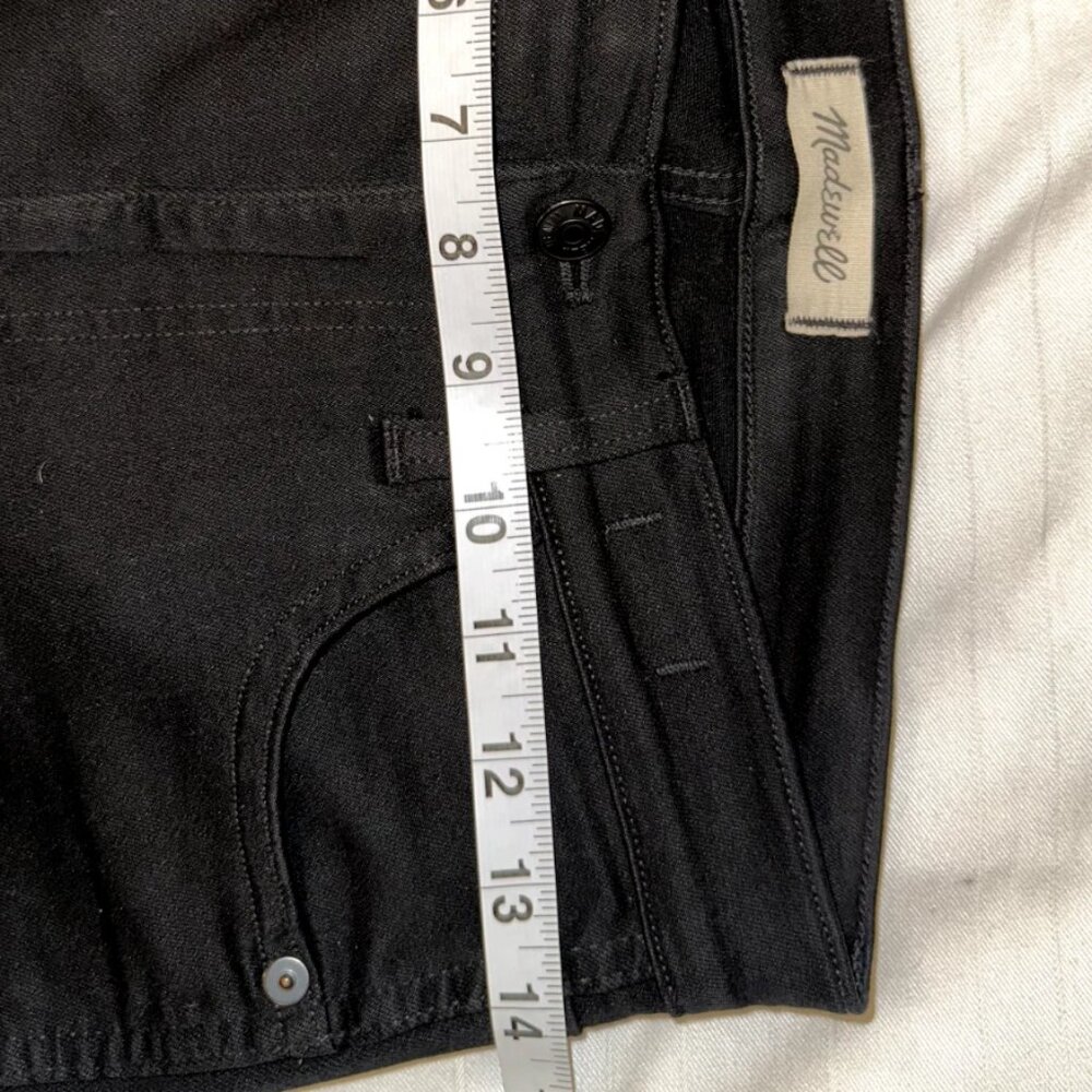 Madewell 10” High Rise Skinny Jeans Black | Size 27 - Picture 7 of 7